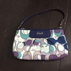 COACH wristlet wallet